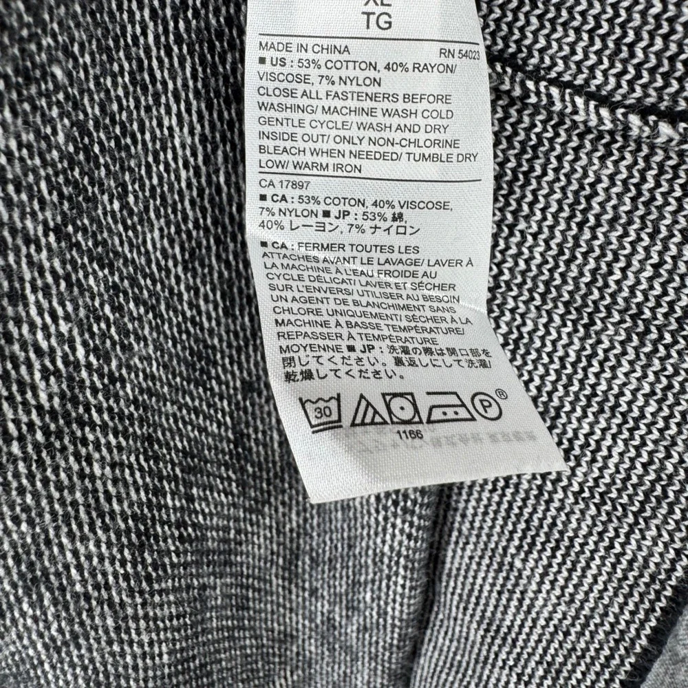 Banana Republic Mens‎ Herringbone Knit Button Front Cardigan Sweater XL Grandpa